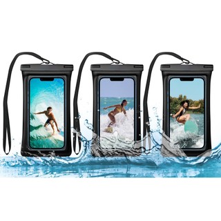 3-Pack: Waterproof Phone Pouch with Lanyard